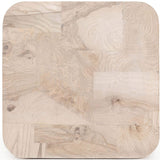 Blanco End Table, Bleached Burl-High Fashion Home