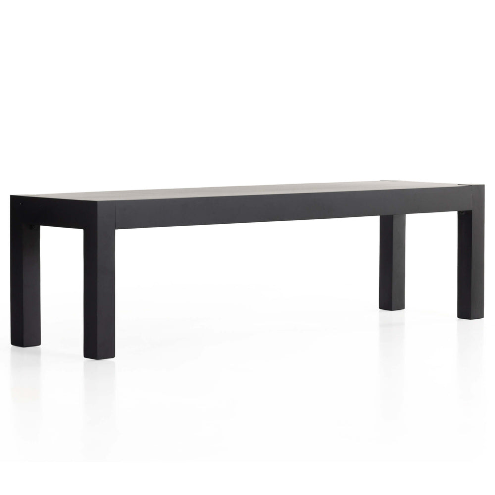 Isador 68.5" Dining Bench, Black Wash Poplar-Furniture - Dining-High Fashion Home