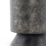 Antonella End Table, Raw Black-Furniture - Accent Tables-High Fashion Home