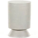 Antonella End Table, Matte White