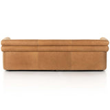 Evie 88" Leather Sofa, Palermo Cognac-Furniture - Sofas-High Fashion Home