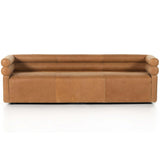 Evie 88" Leather Sofa, Palermo Cognac-Furniture - Sofas-High Fashion Home