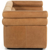 Evie 88" Leather Sofa, Palermo Cognac-Furniture - Sofas-High Fashion Home