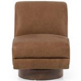 Bronwyn Leather Swivel Chair, Palermo Cognac