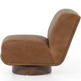 Bronwyn Leather Swivel Chair, Palermo Cognac