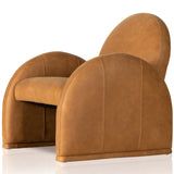 Nicola Leather Chair, Kennison Cognac