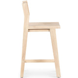 Clarita Bar Stool, White Mango-Furniture - Dining-High Fashion Home