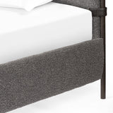 Anderson Bed, Knoll Charcoal-Furniture - Bedroom-High Fashion Home