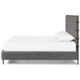 Anderson Bed, Knoll Charcoal-Furniture - Bedroom-High Fashion Home