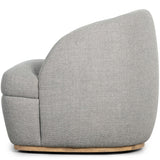 Sandie Swivel Chair, Gibson Silver