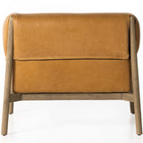 Idris Leather Chair, Palermo Butterscotch-Furniture - Chairs-High Fashion Home