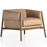 Idris Leather Chair, Palermo Nude-Furniture - Chairs-High Fashion Home