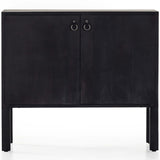 Isador Bar Cabinet, Black Wash Poplar-Furniture - Storage-High Fashion Home