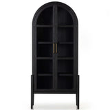 Tolle Cabinet, Drifted Matte Black Solid-Furniture - Storage-High Fashion Home