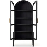 Tolle Cabinet, Drifted Matte Black Solid-Furniture - Storage-High Fashion Home