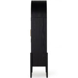 Tolle Cabinet, Drifted Matte Black Solid-Furniture - Storage-High Fashion Home