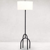 Arc Floor Lamp, Matte Black-Lighting-High Fashion Home