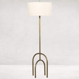 Arc Floor Lamp, Antique Brass-Lighting-High Fashion Home