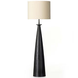 Innes Floor Lamp, Matte Black Cast-Lighting-High Fashion Home