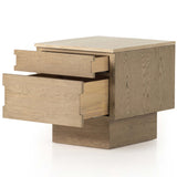 Jaylen Nightstand, Travertine-High Fashion Home