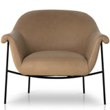 Suerte Leather Chair, Palermo Nude-Furniture - Chairs-High Fashion Home