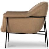 Suerte Leather Chair, Palermo Nude-Furniture - Chairs-High Fashion Home