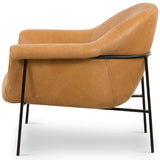 Suerte Leather Chair, Palermo Butterscotch-Furniture - Chairs-High Fashion Home