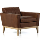 Roberts Leather Chair, Heirloom Sienna