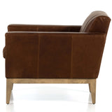 Roberts Leather Chair, Heirloom Sienna