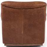 Binx Leather Swivel Chair, Heirloom Sienna-Furniture - Chairs-High Fashion Home