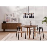 Heisler Dining Chair, Black - Set of 2-Furniture - Dining-High Fashion Home