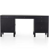 Isador Executive Desk, Black Wash Poplar-Furniture - Office-High Fashion Home