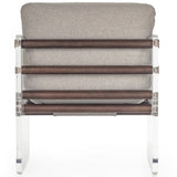 Cassius Chair, Torrance Silver-Furniture - Chairs-High Fashion Home