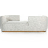 Deandra Tete a Tete Chaise, Merino Cotton-Furniture - Chairs-High Fashion Home