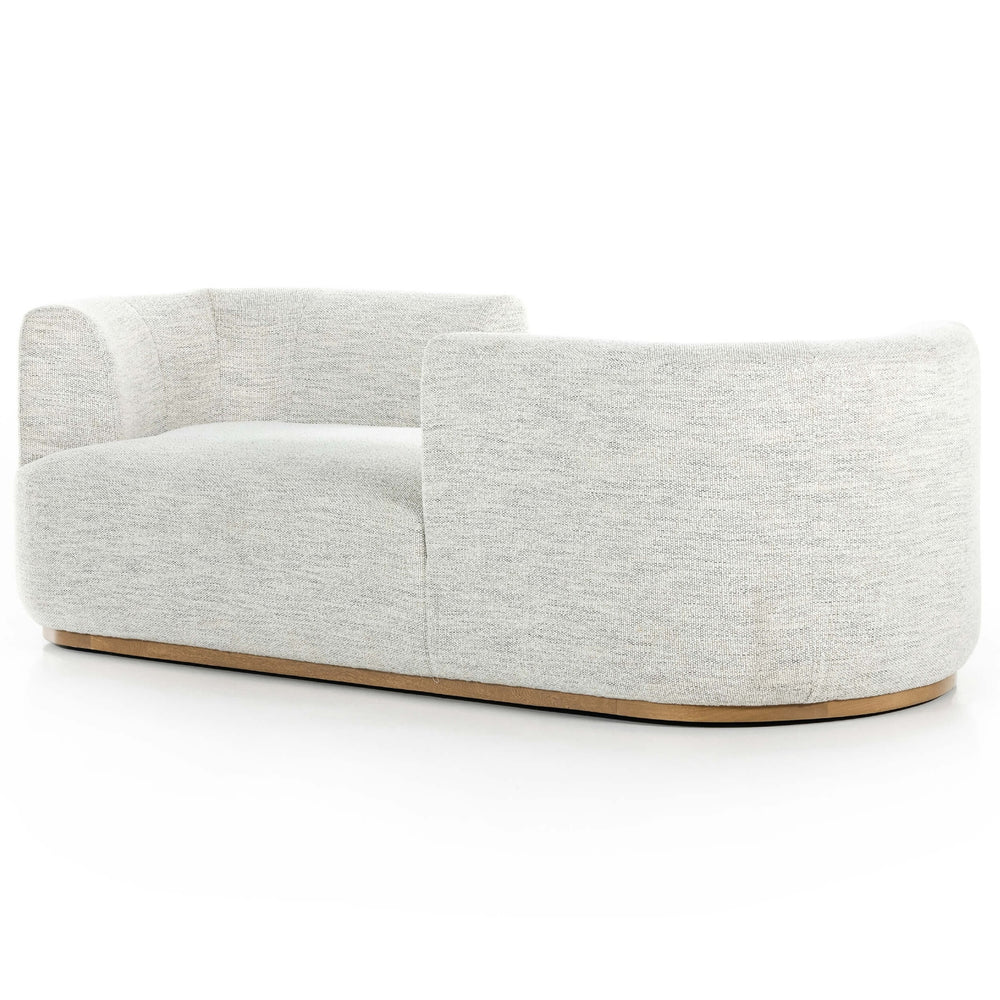 Deandra Tete a Tete Chaise, Merino Cotton-Furniture - Chairs-High Fashion Home