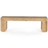 Merrick Accent Bench, Natural Elm-Furniture - Chairs-High Fashion Home