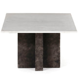 Terrell Coffee Table, Raw Black-Furniture - Accent Tables-High Fashion Home