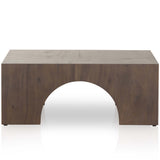 Fausto Coffee Table, Smoked Guanacaste