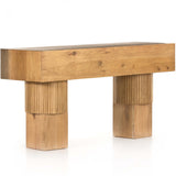 Leland Console Table, Honey Oak-Furniture - Accent Tables-High Fashion Home