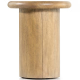 Zach End Table, Burnished Parawood-Furniture - Accent Tables-High Fashion Home