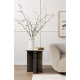 Terrell End Table, White Marble-Furniture - Accent Tables-High Fashion Home