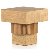 Leland End Table, Honey Oak-Furniture - Accent Tables-High Fashion Home