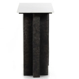 Terrell Console Table, Raw Black-Furniture - Accent Tables-High Fashion Home