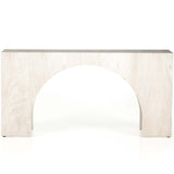 Fausto Console Table, Bleached Guanacaste-Furniture - Accent Tables-High Fashion Home