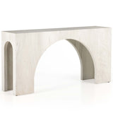 Fausto Console Table, Bleached Guanacaste-Furniture - Accent Tables-High Fashion Home