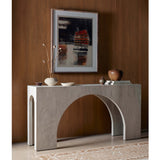 Fausto Console Table, Bleached Guanacaste-Furniture - Accent Tables-High Fashion Home