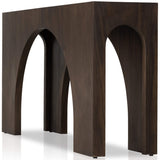 Fausto Console Table, Smoked Guanacaste