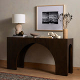 Fausto Console Table, Smoked Guanacaste