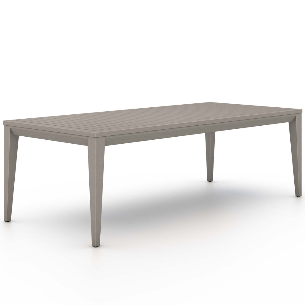 Sherwood Outdoor Rectangle Dining Table, Weathered Grey-Furniture - Dining-High Fashion Home