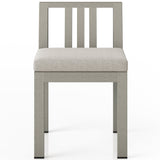 Monterey Outdoor Dining Chair, Stone Grey/Weathered Grey-Furniture - Dining-High Fashion Home